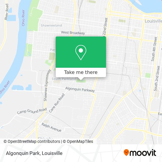 Algonquin Park map