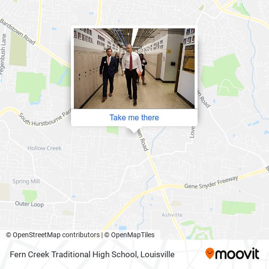 Fern Creek Traditional High School map