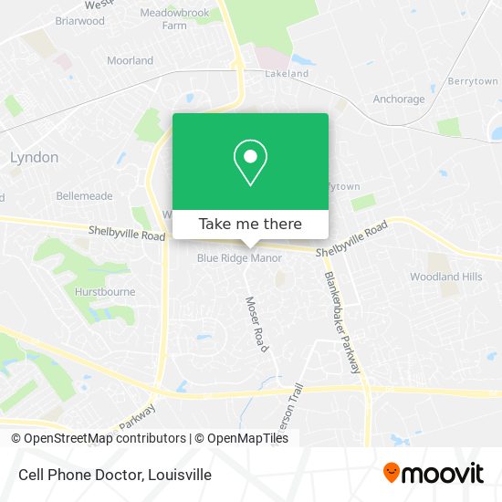 Cell Phone Doctor map