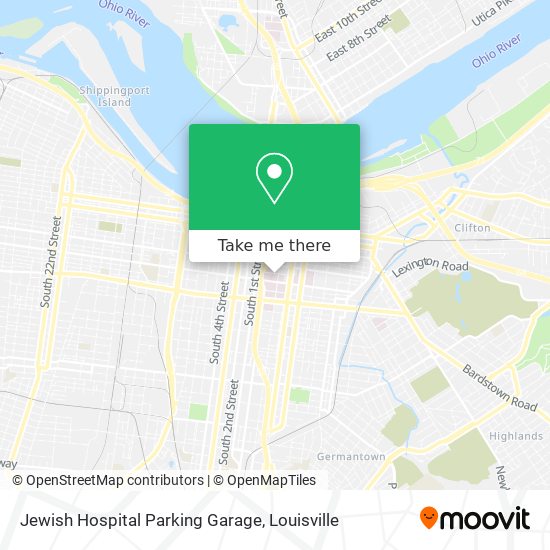 Mapa de Jewish Hospital Parking Garage