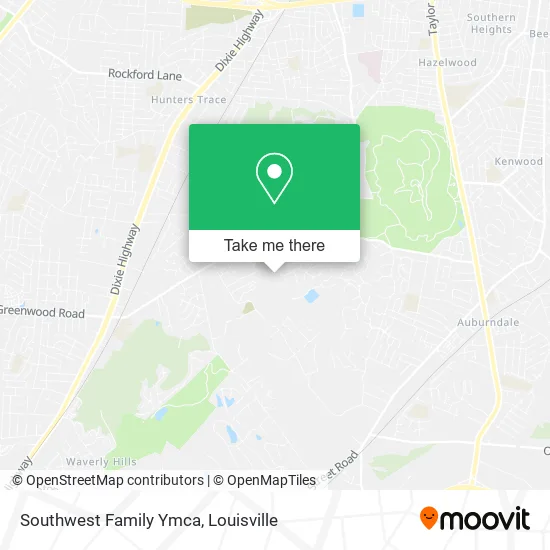 Southwest Family Ymca map