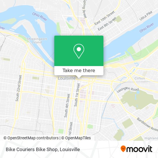 Mapa de Bike Couriers Bike Shop