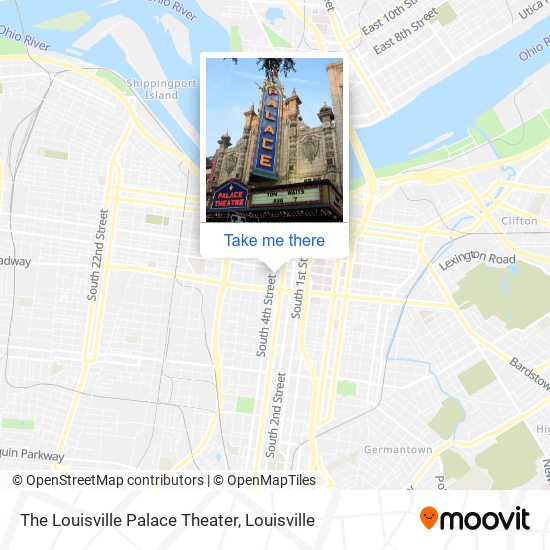 Mapa de The Louisville Palace Theater