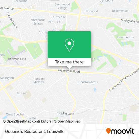 Mapa de Queenie's Restaurant