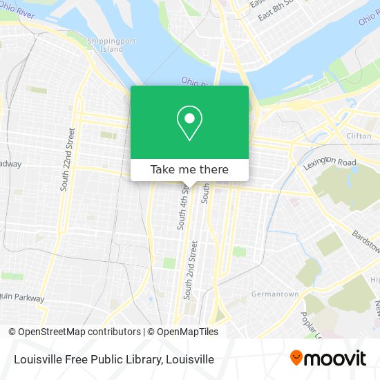 Louisville Free Public Library map