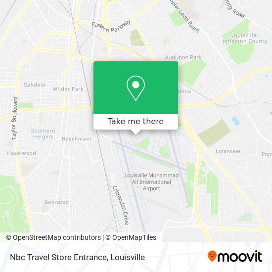 Nbc Travel Store Entrance map