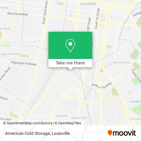 Mapa de American Cold Storage