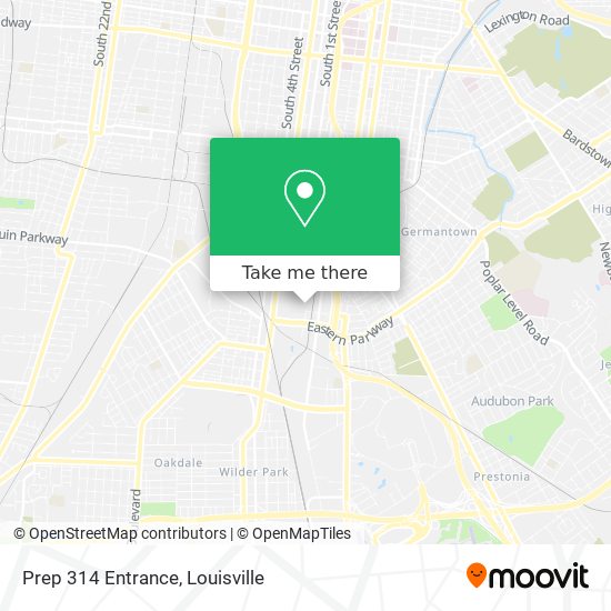 Prep 314 Entrance map