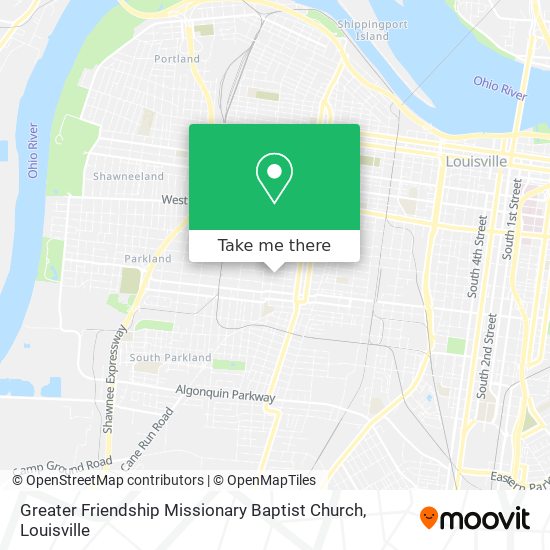 Greater Friendship Missionary Baptist Church map