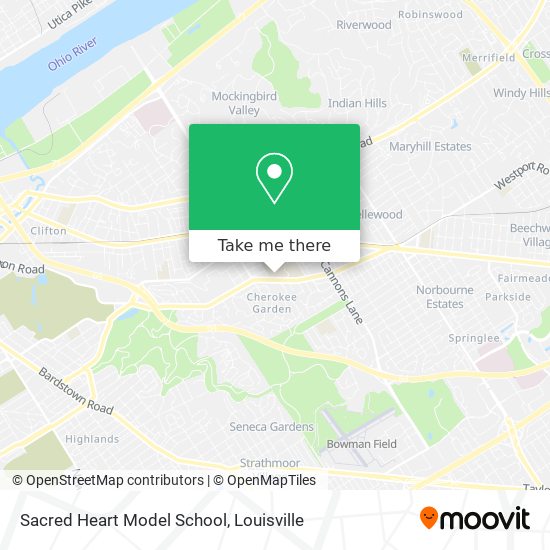Sacred Heart Model School map
