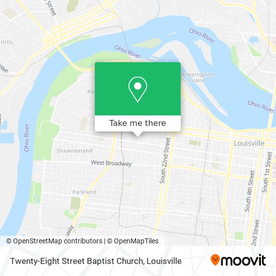 Twenty-Eight Street Baptist Church map