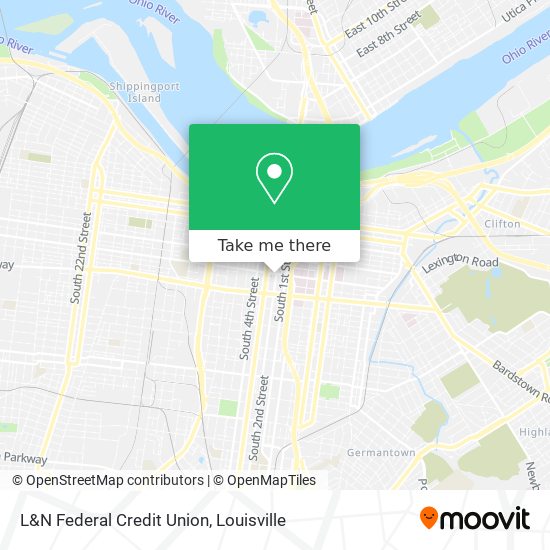 Mapa de L&N Federal Credit Union