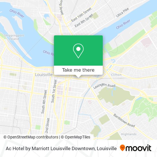 Ac Hotel by Marriott Louisville Downtown map