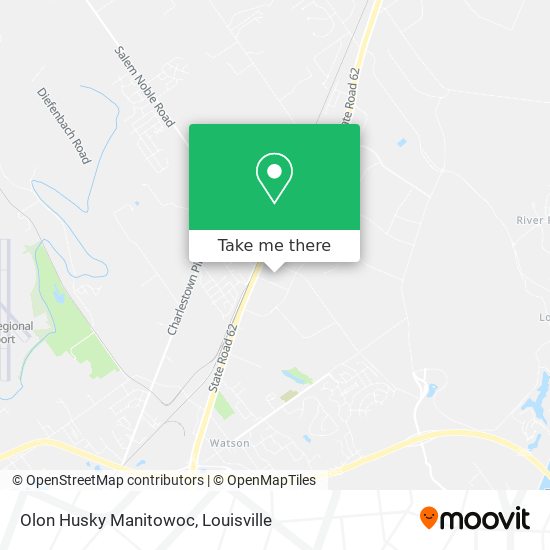 Mapa de Olon Husky Manitowoc