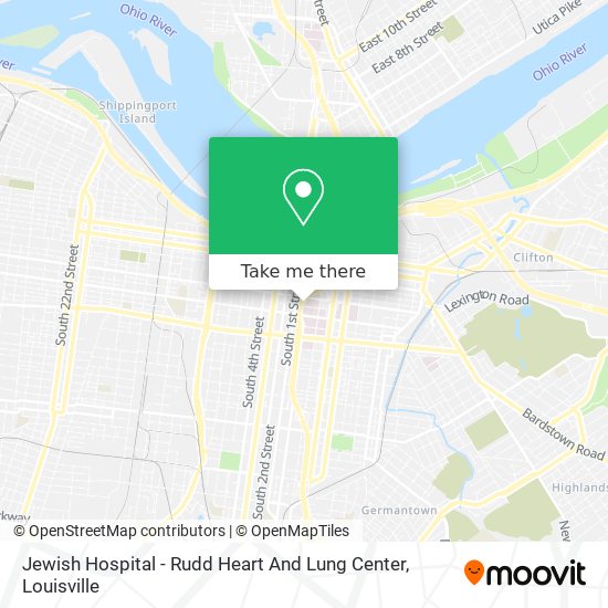 Mapa de Jewish Hospital - Rudd Heart And Lung Center