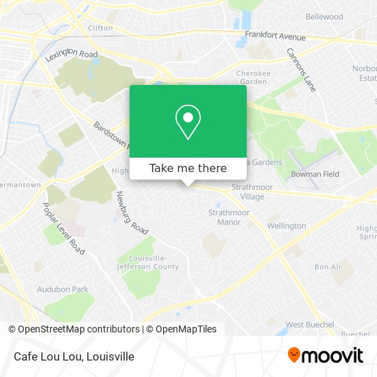 Cafe Lou Lou map