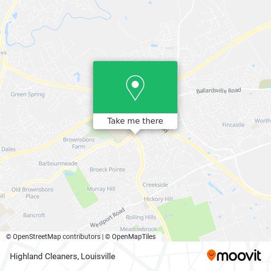 Highland Cleaners map