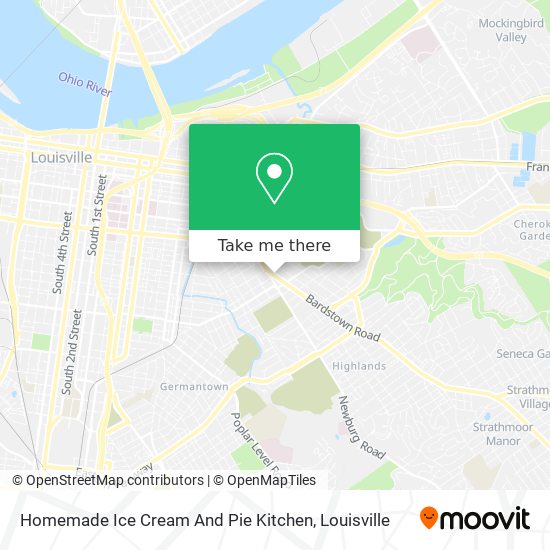 Mapa de Homemade Ice Cream And Pie Kitchen
