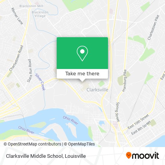 Clarksville Middle School map