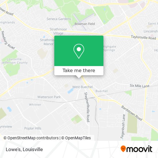 Lowe's map