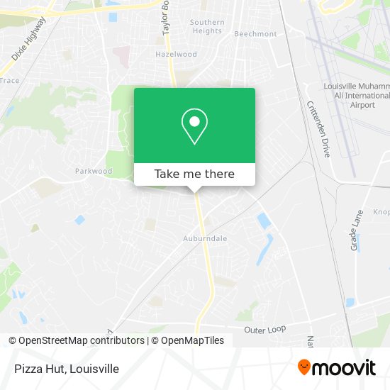 Pizza Hut map