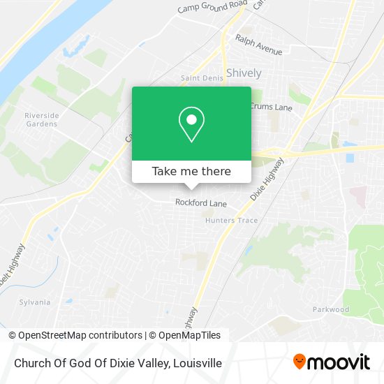 Mapa de Church Of God Of Dixie Valley