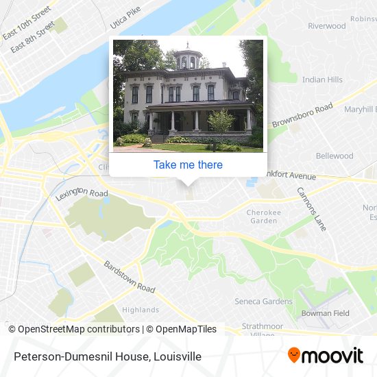 Mapa de Peterson-Dumesnil House