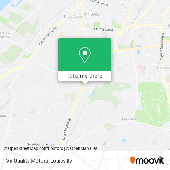 Va Quality Motors map