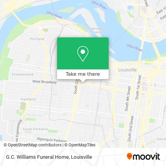 G.C. Williams Funeral Home map