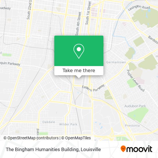 The Bingham Humanities Building map