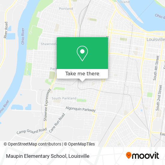 Maupin Elementary School map