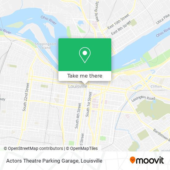 Actors Theatre Parking Garage map