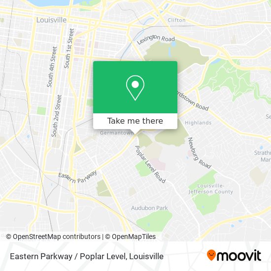Mapa de Eastern Parkway / Poplar Level