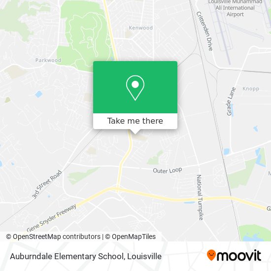 Auburndale Elementary School map