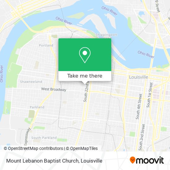 Mount Lebanon Baptist Church map