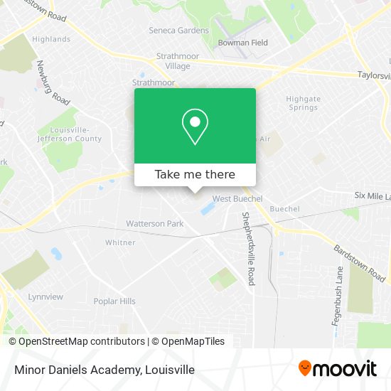 Minor Daniels Academy map