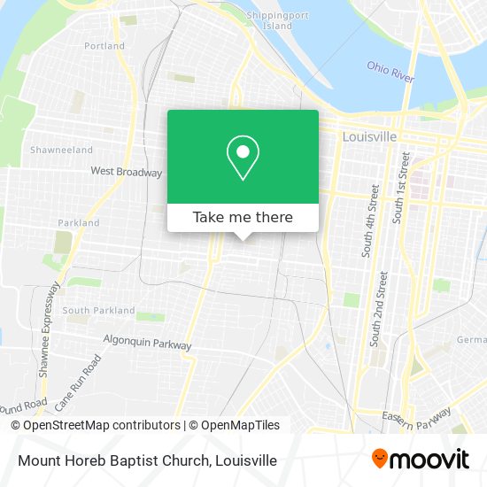 Mount Horeb Baptist Church map