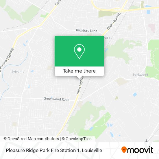 Pleasure Ridge Park Fire Station 1 map