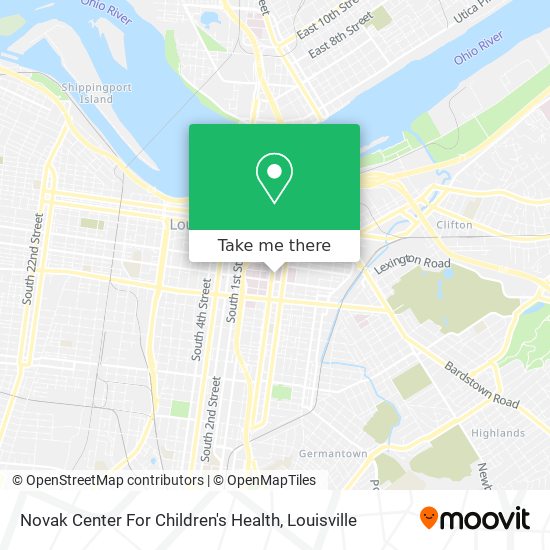 Novak Center For Children's Health map