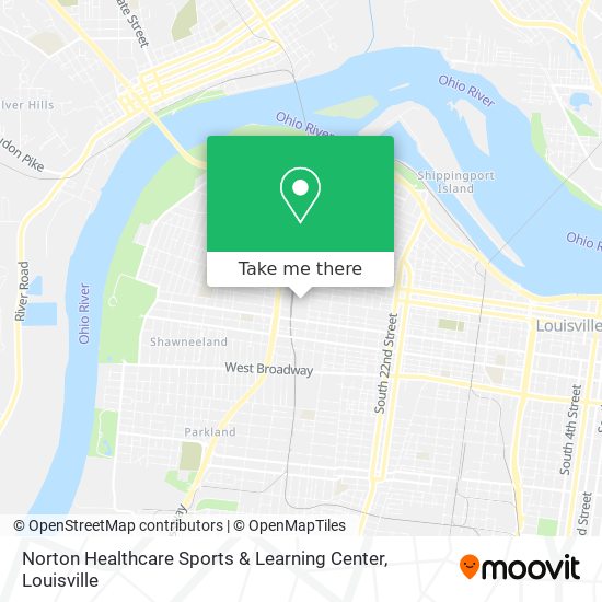 Norton Healthcare Sports & Learning Center map