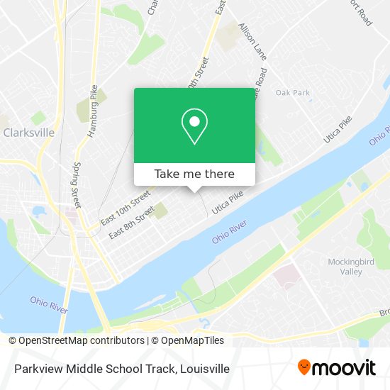 Mapa de Parkview Middle School Track