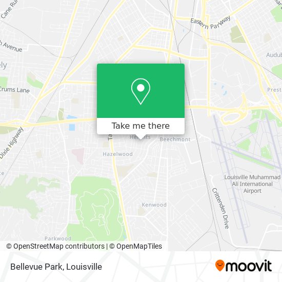 Mapa de Bellevue Park