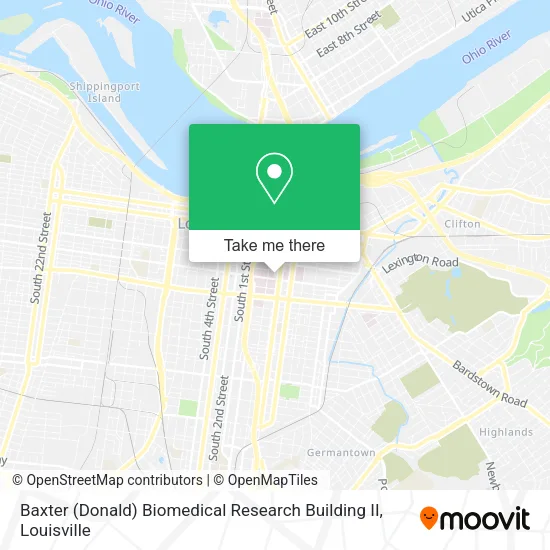 Baxter (Donald) Biomedical Research Building II map