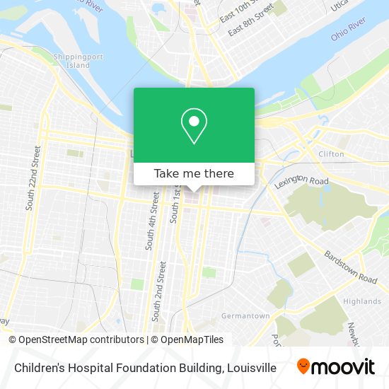 Children's Hospital Foundation Building map