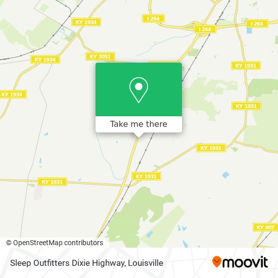 Sleep Outfitters Dixie Highway map