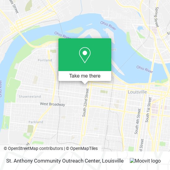 St. Anthony Community Outreach Center map