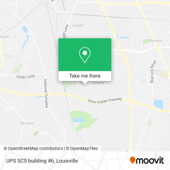 UPS SCS building #6 map