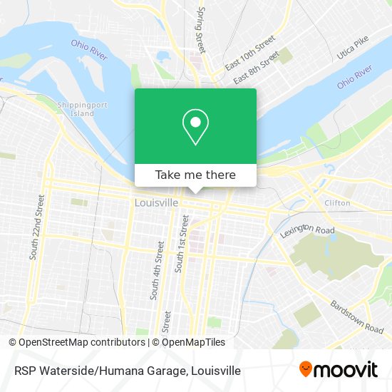 RSP Waterside/Humana Garage map