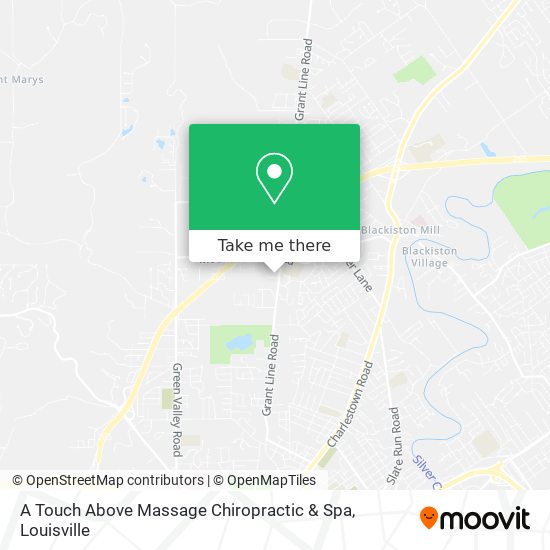 Mapa de A Touch Above Massage Chiropractic & Spa