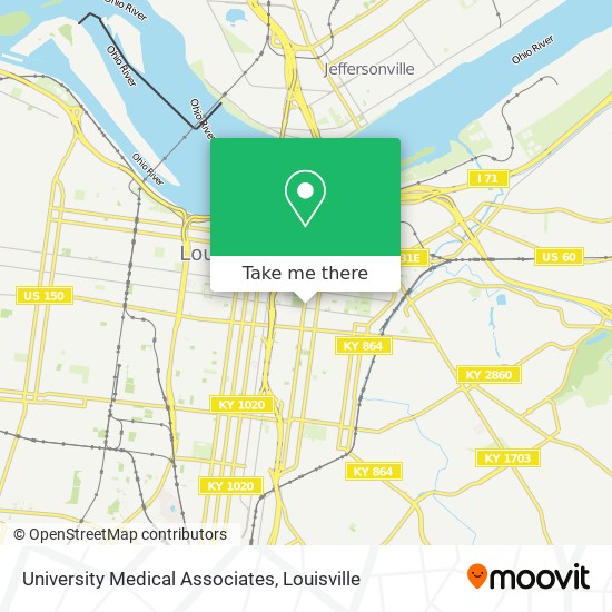 University Medical Associates map